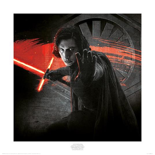 Poster 40X40 Cm Star Wars The Last Jedi. Kylo Ren Force