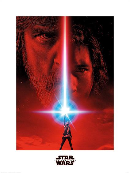 Poster 80X60 Cm Star Wars The Last Jedi. Teaser