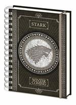 Quaderno Game Of Thrones Stark A5 Wiro Notebook Cdu 10