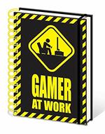 Quaderno. Gamer At Work: -A5 Wiro Notebook-