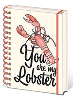 Quaderno Friends. You Are My Lobster -A5 Wiro Notebook-