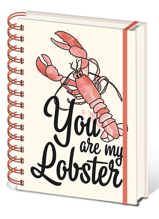 Quaderno Friends. You Are My Lobster -A5 Wiro Notebook-