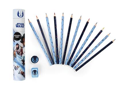 Set Matite Star Wars. Rise Of Skywalker. Heroes -Pencil Tube-