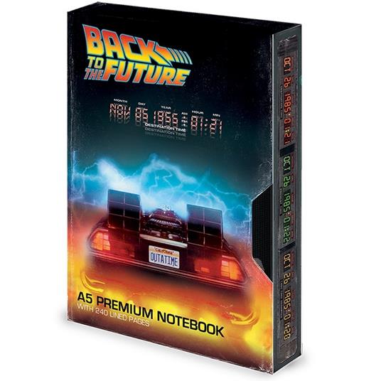 Quaderno. Back To The Future: Vhs -A5 Premium Notebook-
