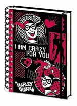 Harley Quinn Retro A5 Notebook