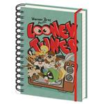 Looney Tunes: Retro Tv -A5 Wiro Notebook-. Quaderno