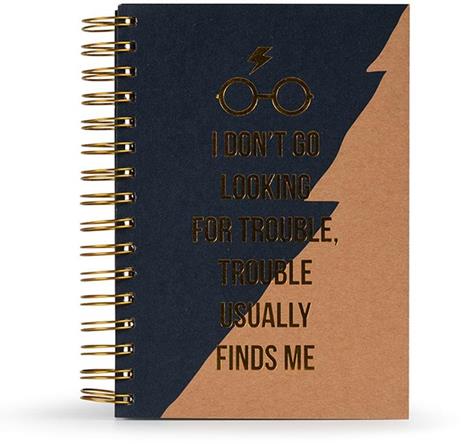 Harry Potter: Trouble Usually Finds Me Premium A5 Notebook