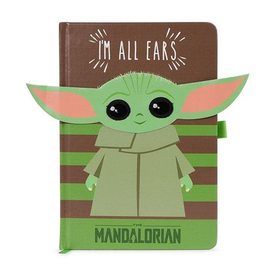 Star Wars Baby Yoda 3D all Ears Notebook, Multi, Taglia unica