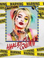 Stampa Su Tela 30X40 Cm Dc Comics Birds Of Prey Harley Quinn Warning