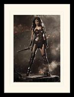 Stampa in cornice 30 x 40 cm Batman V Superman. Wonder Woman
