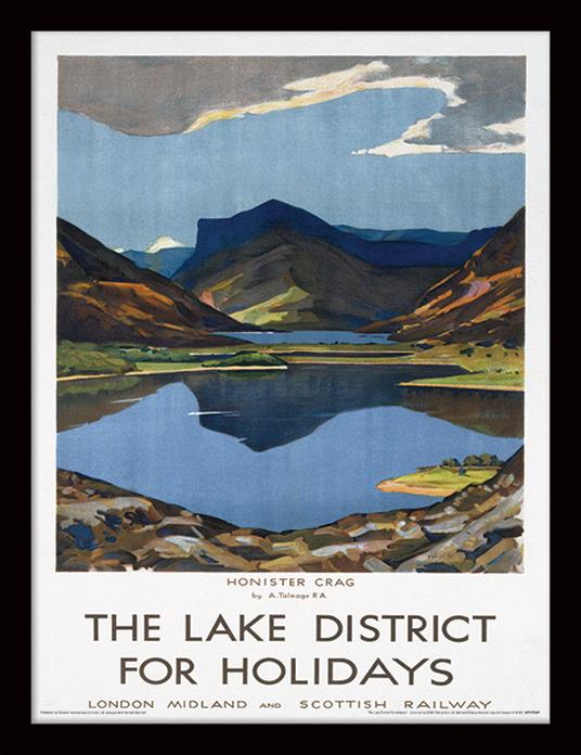 Stampa in cornice 30 x 40 cm Lake District For Holidays