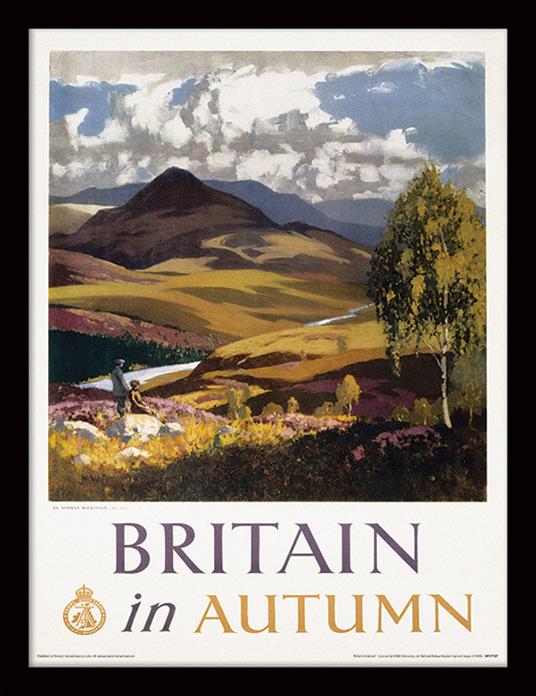 Stampa in cornice 30 x 40 cm Britain In Autumn