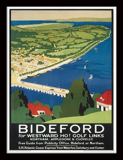 Stampa in cornice 30 x 40 cm Bideford