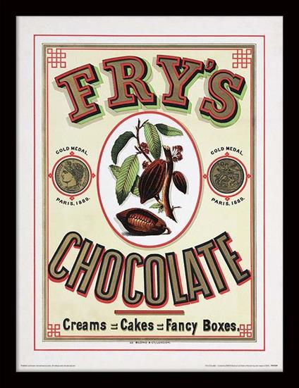 Stampa in cornice 30 x 40 cm Fry'S Chocolate