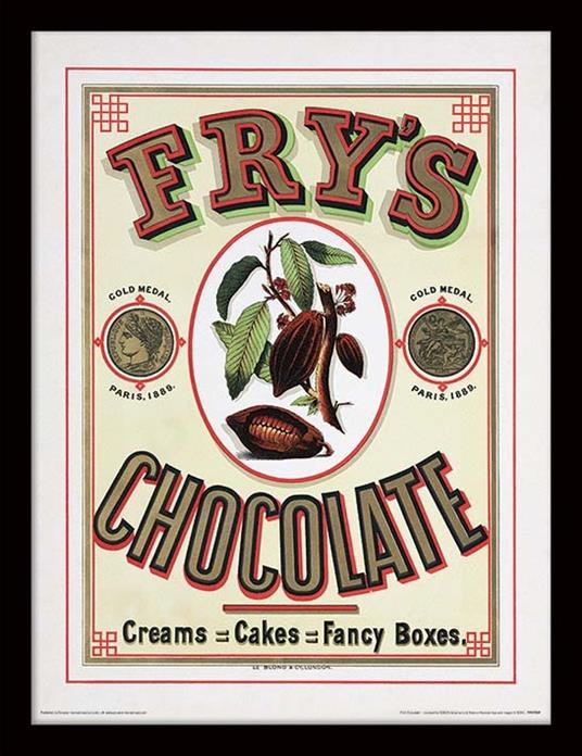 Stampa in cornice 30 x 40 cm Fry'S Chocolate