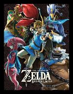 Stampa In Cornice 30X40 Cm Legend Of Zelda: Breath Of The Wild. Divine Beasts Collage