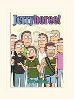 Stampa 30X40 Cm Rick And Morty. Jerryboree