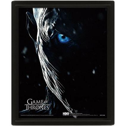 Game Of Thrones (Jon Snow Vs Knight King) (Poster Lenticolare 3D)