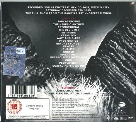 Day of the Gusano. Live in Mexico - CD Audio + DVD di Slipknot - 2