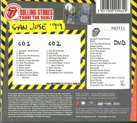 From the Vault. No Security: San José '99 - CD Audio + DVD di Rolling Stones - 2