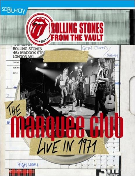 The Rolling Stones. From The Vault: The Marquee (Live in 1971) - Blu-ray di Rolling Stones