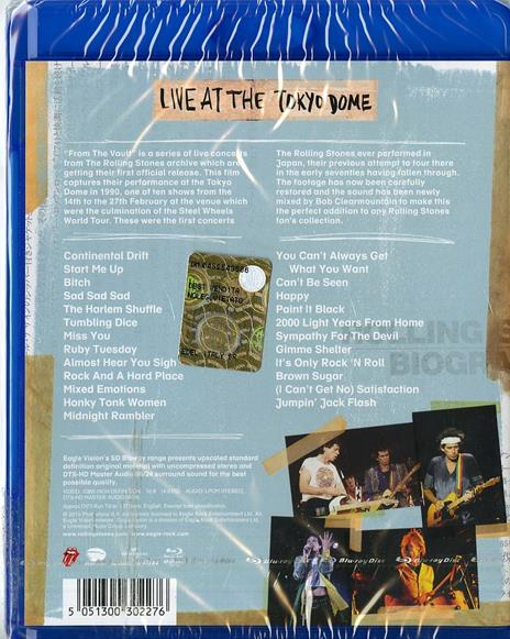 The Rolling Stones. From The Vault: Live at the Tokyo Dome (Blu-ray) - Blu-ray di Rolling Stones - 2