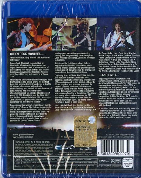 Queen. Rock Montreal & Live Aid (Blu-ray) - Blu-ray di Queen - 2