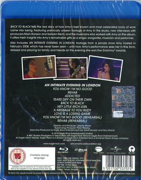 Back to Black (Blu-ray) - Blu-ray di Amy Winehouse - 2