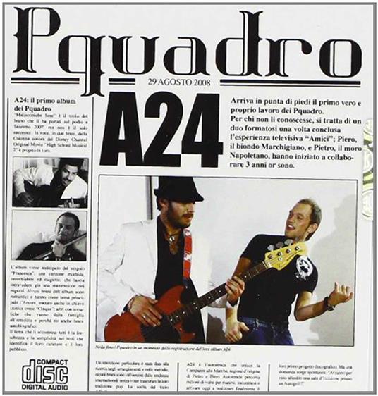 A24 - CD Audio di Pquadro