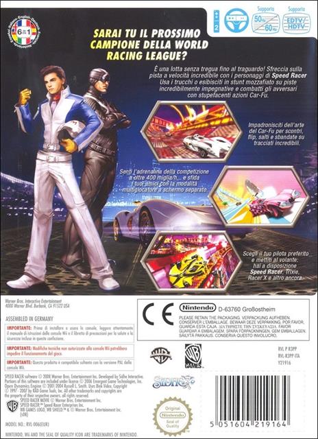 Warner Bros Speed Racer videogioco Nintendo Wii Basic ITA - 11