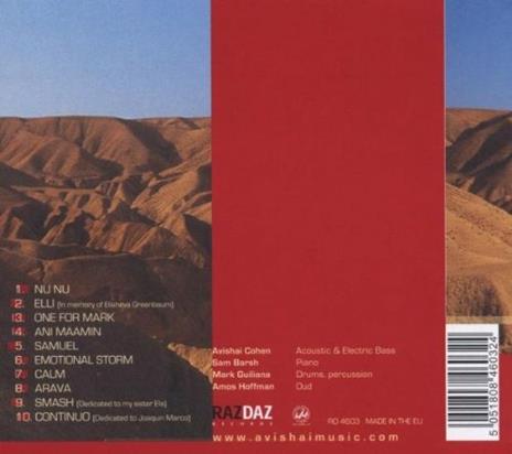 Continuo - CD Audio di Avishai Cohen - 2