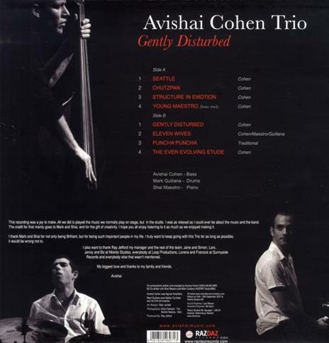 Gently Disturbed - Vinile LP di Avishai Cohen - 2