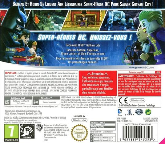 Warner Bros Lego Batman 2: DC Super Heroes Standard Inglese, Francese Nintendo 3DS - 2