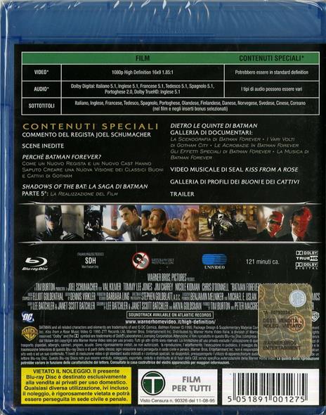 Batman Forever di Joel Schumacher - Blu-ray - 2