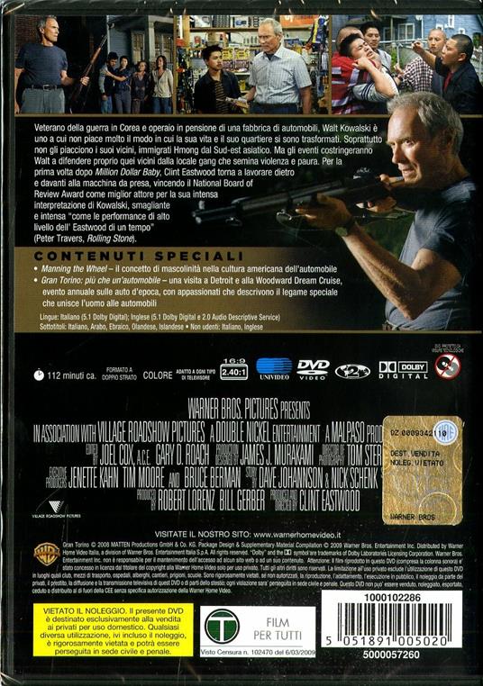 Gran Torino di Clint Eastwood - DVD - 6