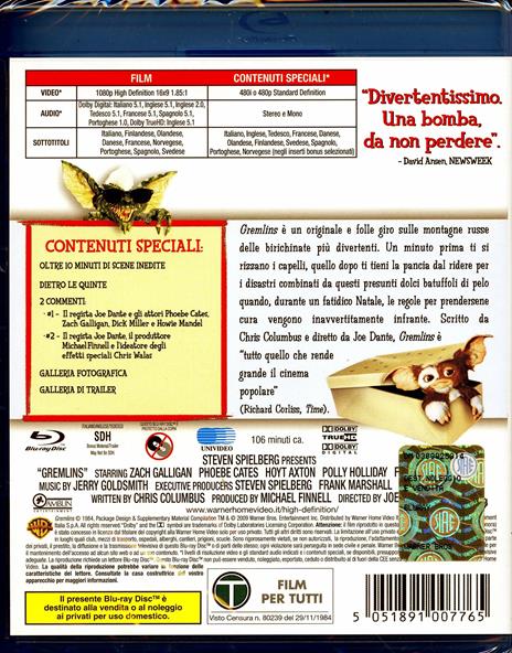 Gremlins di Joe Dante - Blu-ray - 2