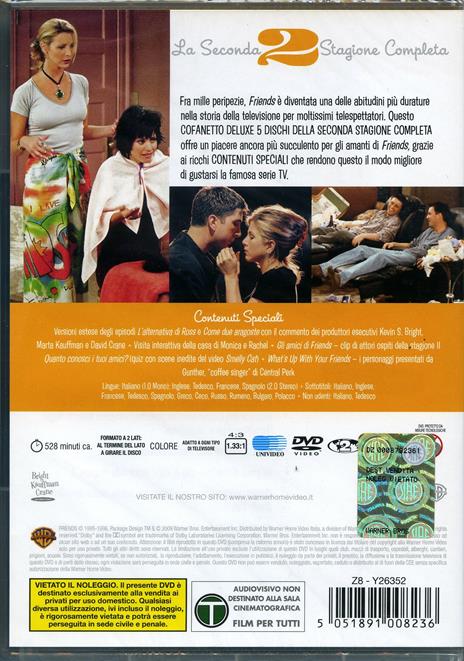 Friends. Stagione 2 (5 DVD) - DVD - 2