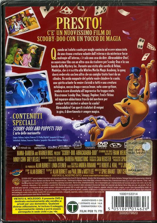 Scooby-Doo. Abracadabra-Doo di Spike Brandt - DVD - 2