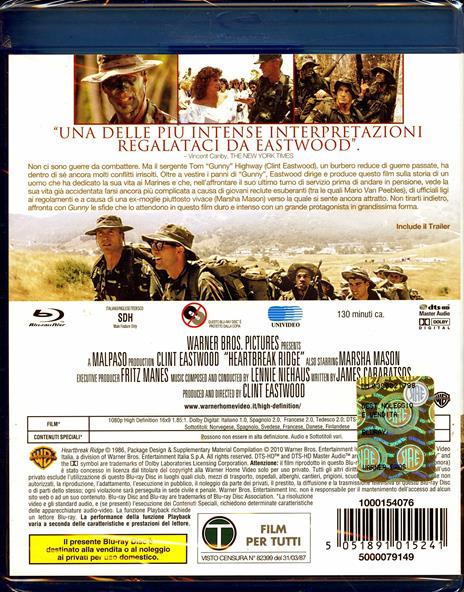 Gunny di Clint Eastwood - Blu-ray - 2