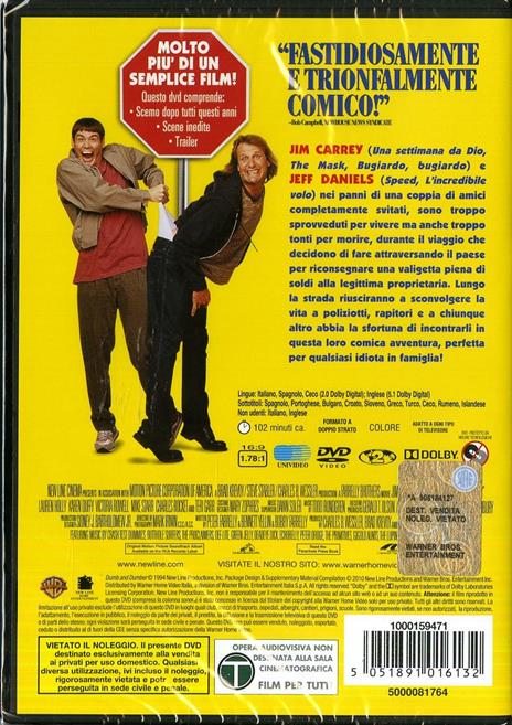 Scemo e più scemo di Peter Farrelly,Bobby Farrelly - DVD - 2