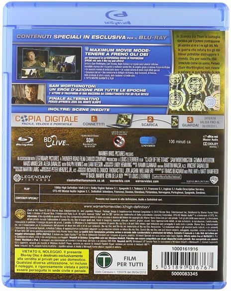 Scontro tra Titani (DVD + Blu-ray) di Louis Leterrier - 2