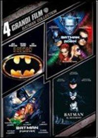 4 grandi film. Batman Collection (4 DVD) di Tim Burton,Joel Schumacher