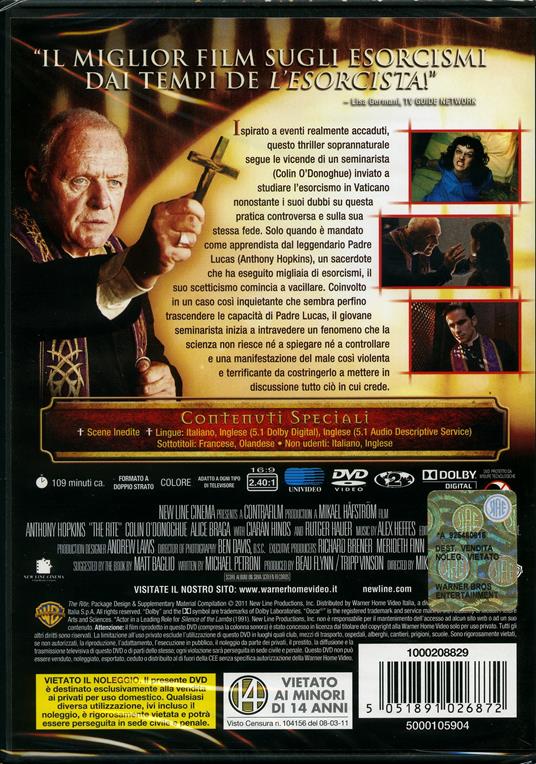 Il rito di Mikael Håfström - DVD - 2