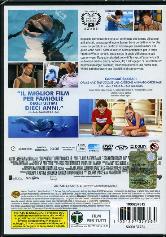 L' incredibile storia di Winter il delfino di Charles Martin Smith - DVD - 2