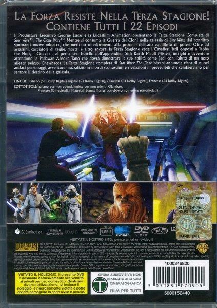 Star Wars. The Clone Wars. Stagione 3 (4 DVD) di Kyle Dunlevy,Dave Filoni - DVD - 2