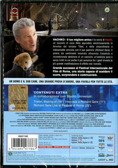 Hachiko di Lasse Hällstrom - DVD - 2