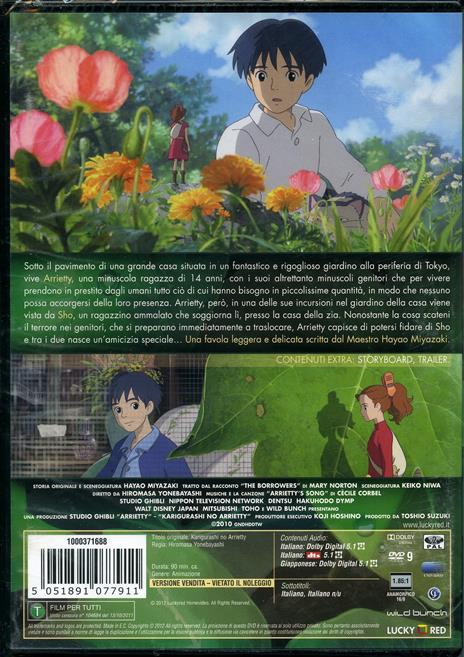 Arrietty di Hiromasa Yonebayashi - DVD - 2