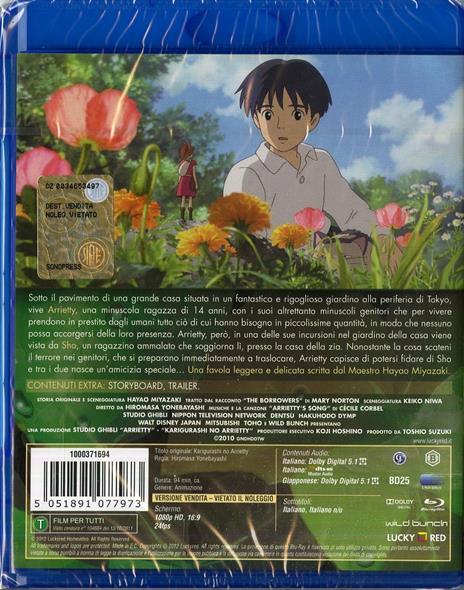Arrietty di Hiromasa Yonebayashi - Blu-ray - 2