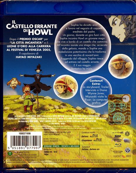 Il castello errante di Howl di Hayao Miyazaki - Blu-ray - 2
