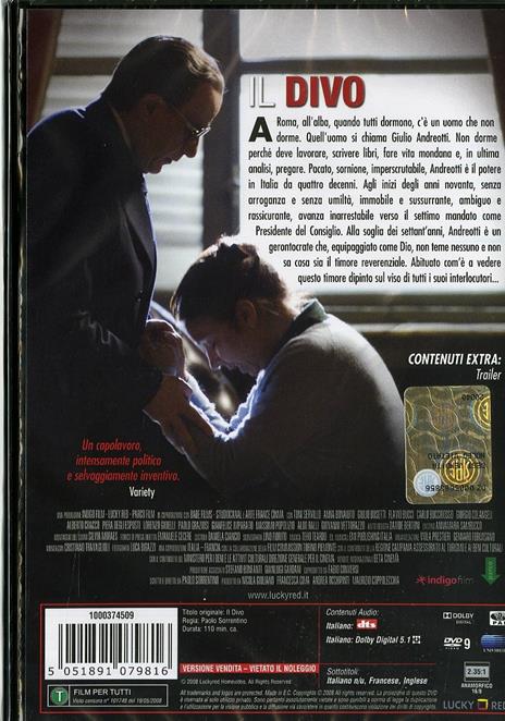 Il divo di Paolo Sorrentino - DVD - 2